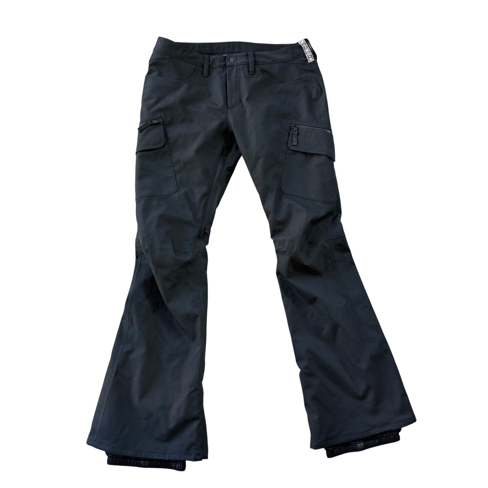 Burton Gloria Womens Snowboard Ski Pants Black Insulated Living Lining Medium